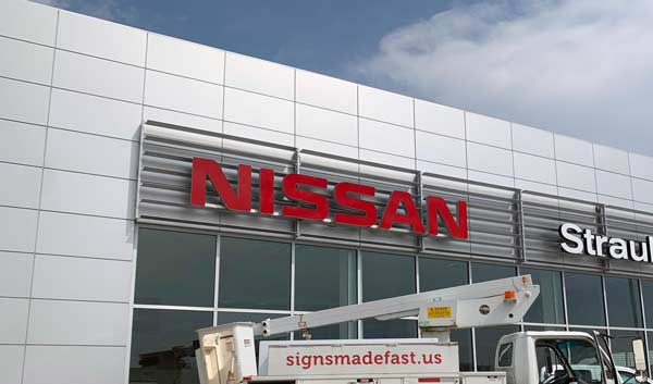 Nissan Building Sign Sm